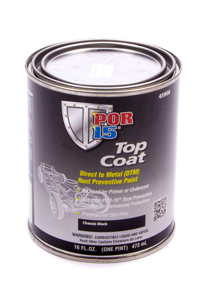 Top Coat Chassis Black Paint Pint - 45908