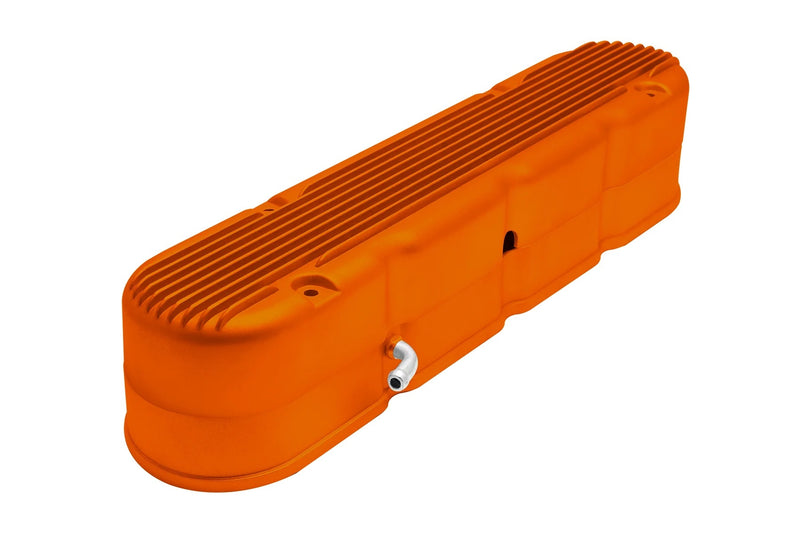 Finned LS Valve Covers - Orange - 26016