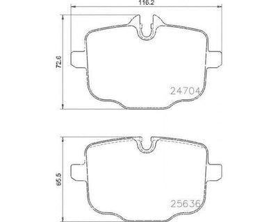 Disc Brake Pad Set - P06101N