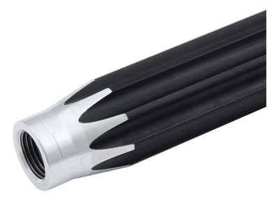 3/8 Aluminum Scalloped Tube 4.5in