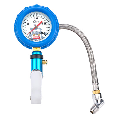 TIRE INFLATOR 0-20PSI GLOW