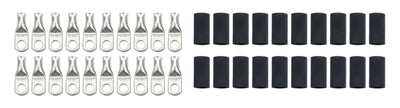 Ring Terminals 1/4in 6 Ga w/Heat Shrink 20pk