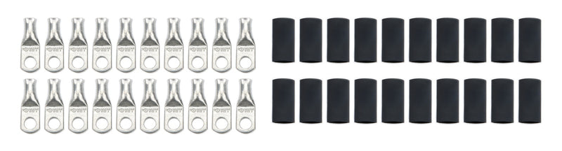 Ring Terminals 1/4in 6 Ga w/Heat Shrink 20pk