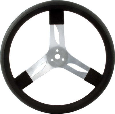 ALUM STEERING WHEEL15IN BLK