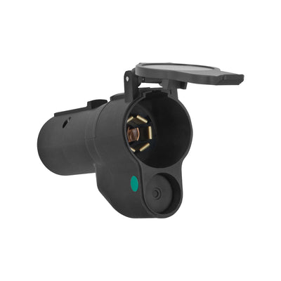 7-Way Flat Pin to 7-Flat Pin Adapter w/LED Lamp - 20142