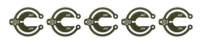 Alum Packer 14mm 1/32in Thick - 5 Pack