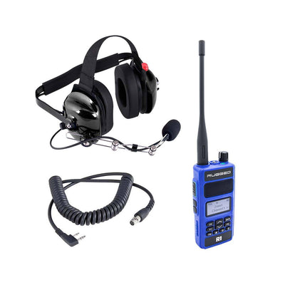 Radio Kit Crew Chief Spotter R1 UHF/VHF - CREWR1
