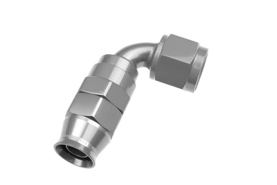 10AN 90 Degree PTFE Reusable Hose End Clear