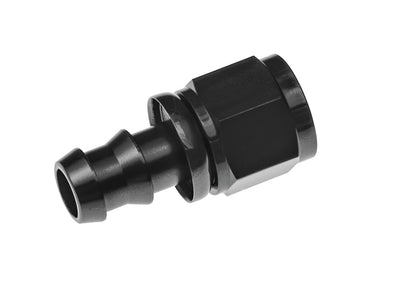 12AN Push Lock Hose End Black STR