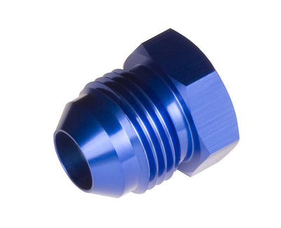 10AN Flare Plug 1/pkg Blue