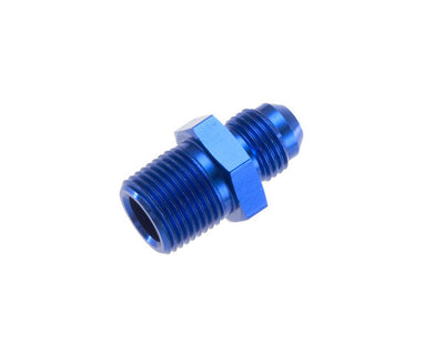 12AN STR Male Adapter 1in NPT Male Blue