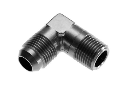 10AN 90Deg Male Adapter to 3/4in NPT Male Black