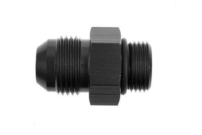 6AN Male to 12AN O-ring Port Adapter Black