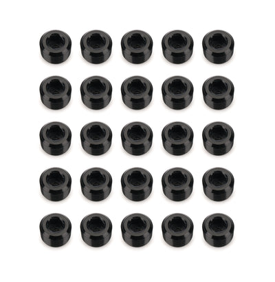 1/8in NPT Socket Head Pipe Plug 25/pkg Black