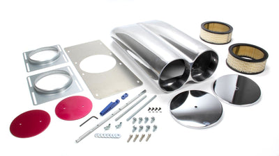 Polished Aluminum Hood Scoop - R5236