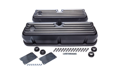 Black Aluminim Valve Covers Ford SBF Tall - R6175BK