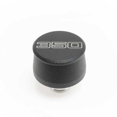 Valve Cover Breather 350 Logo Black Each - R8208