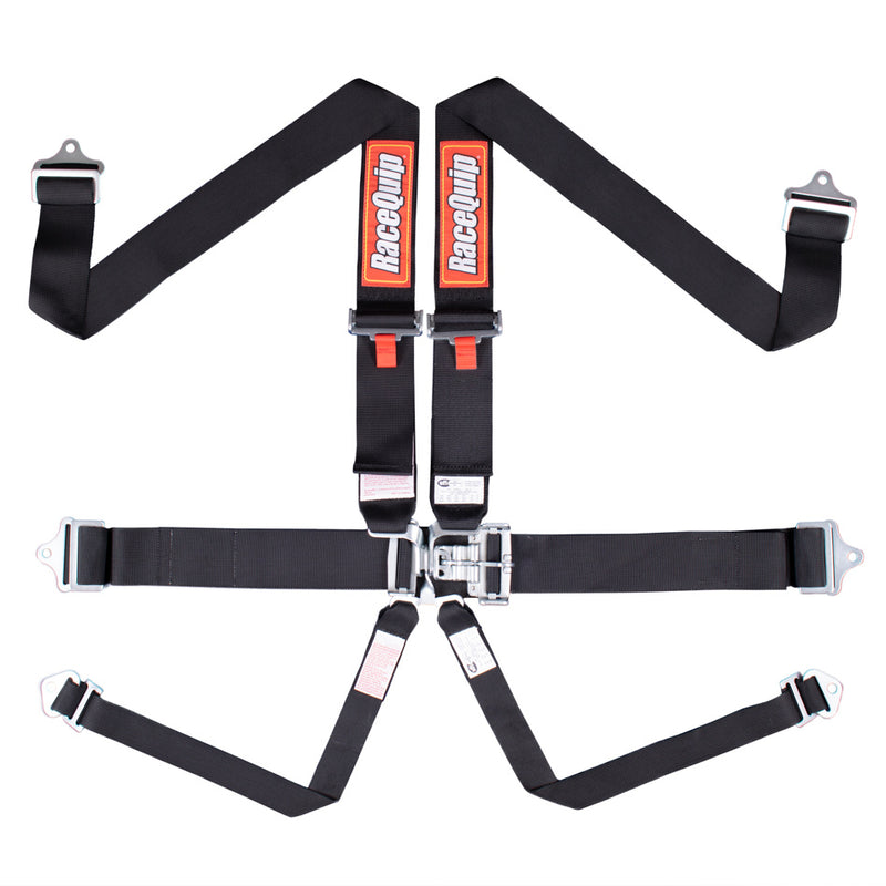 LATCH & LOCK 6PT HARNESS BLK