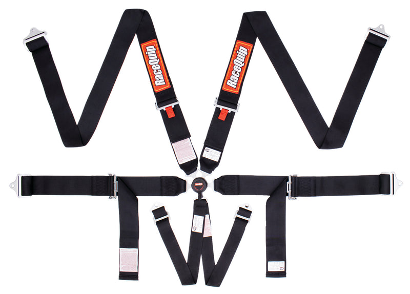CAMLOCK-6PT HARNESS BLACK