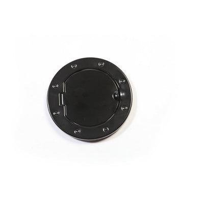 FUEL COVER BLK ALUM JK 07-14