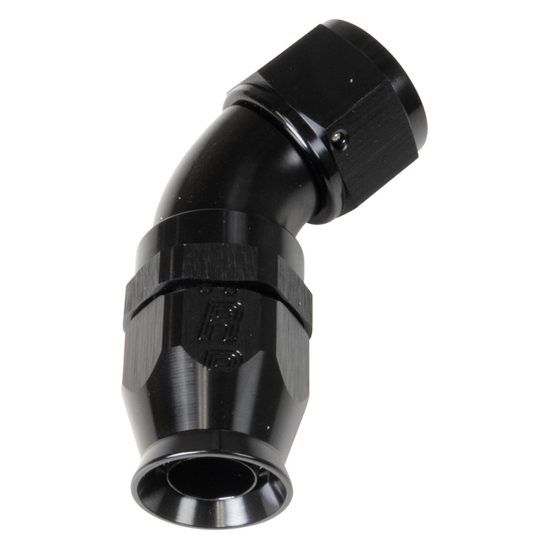 8AN 45Deg Pro Hose End PTFE Black
