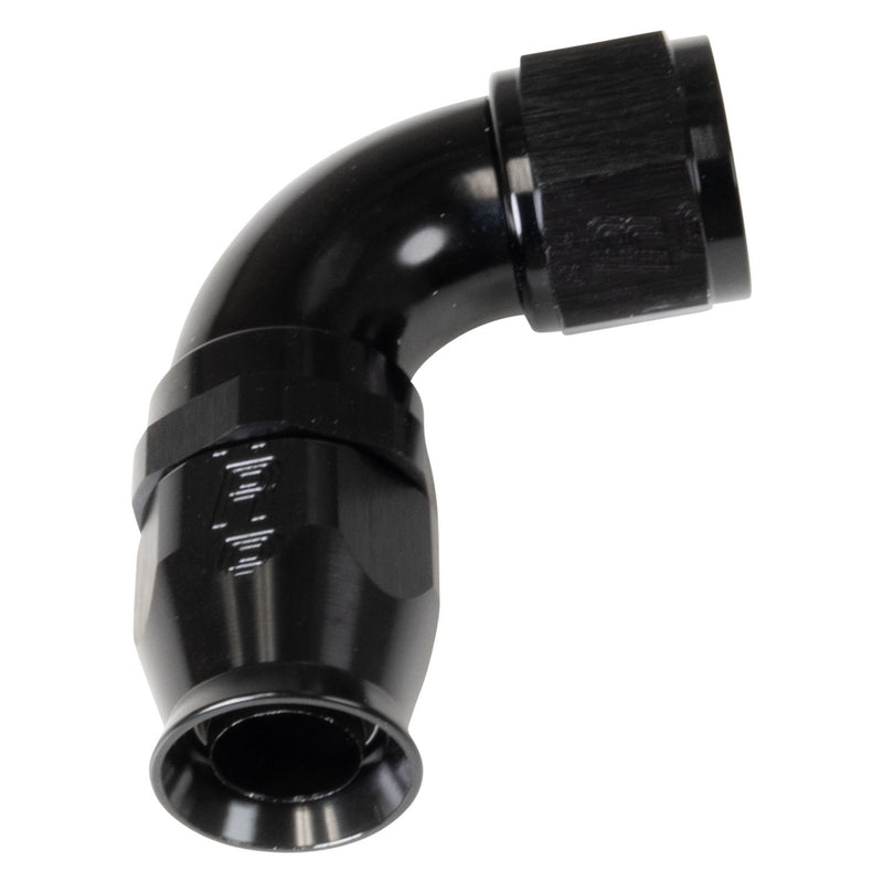 12AN 90Deg Pro Hose End PTFE Black