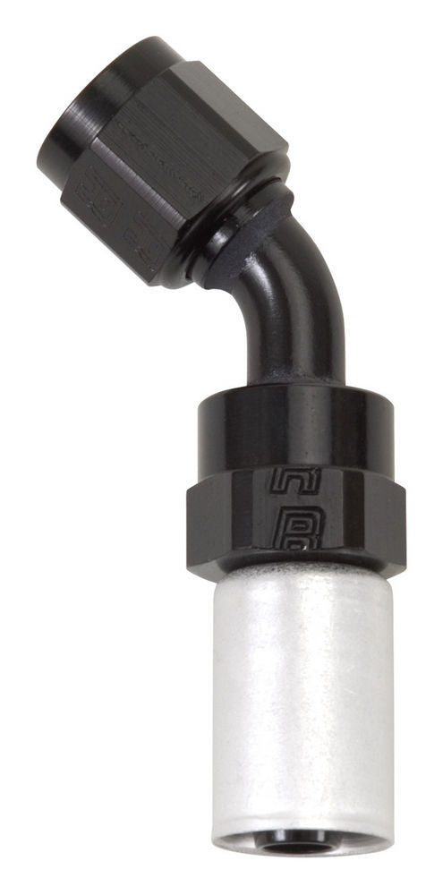 #6 45 Deg Hose Fitting P/C Crimp-On - 610473