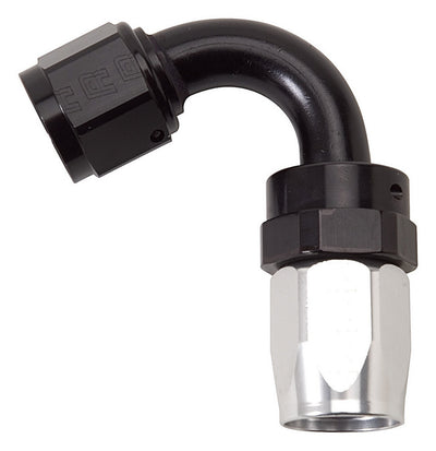 10AN 120Deg Swivel Tight Radius CLR/BLK
