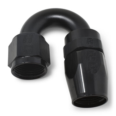 10AN 180Deg Hose End ProClassic Swivel Black