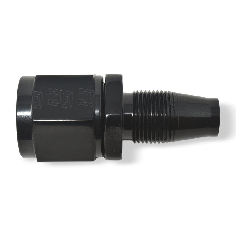 6AN Straight Swivel Without Socket Black