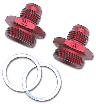 6AN Male Dual Feed Holley Fitting (2 PACK)