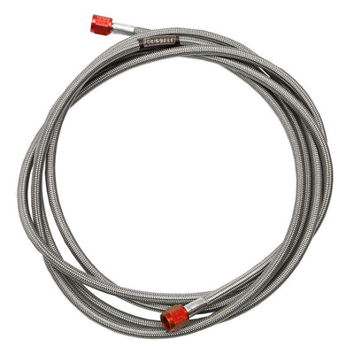 4AN Premade PTFE Hose 2ft Red Ends