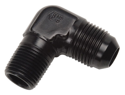 4AN 90Deg 1/4NPT Black
