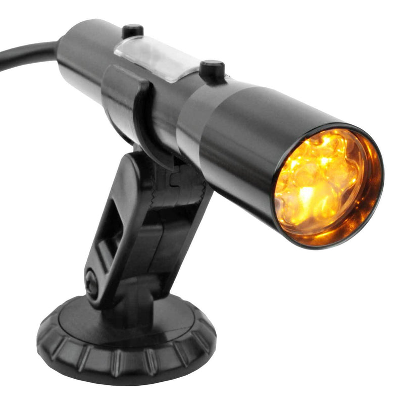 SST Shift Light Yel LED Black Housing - A156