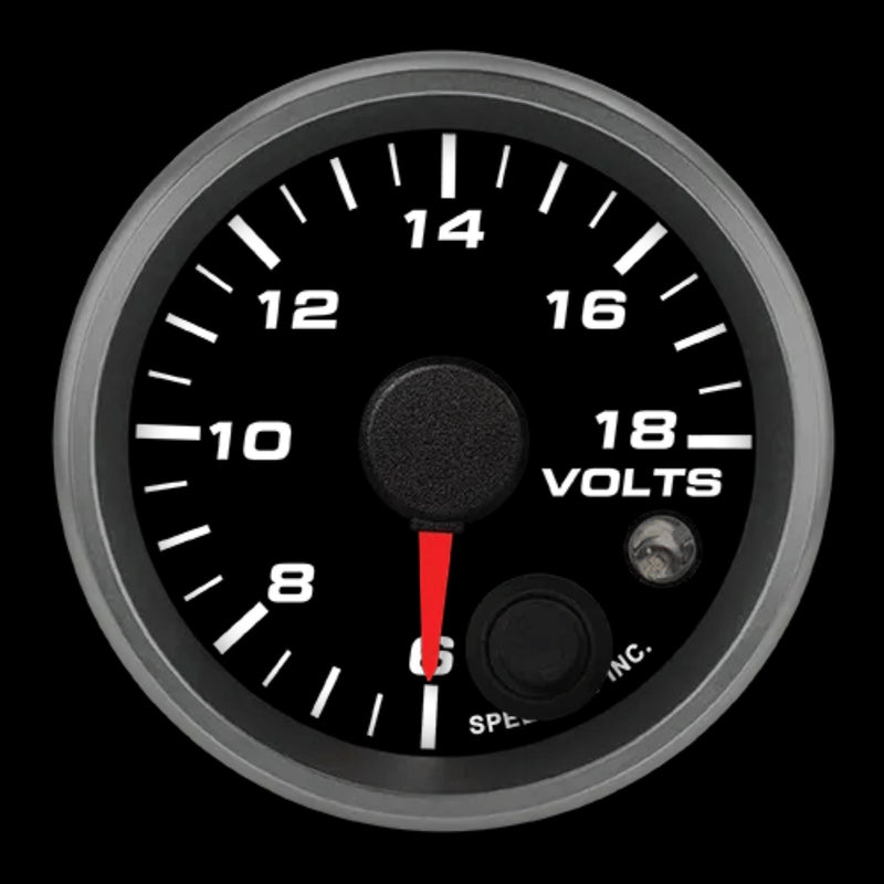 2-1/16in Volt Gauge 6-18V w/warning light - R2V1REV