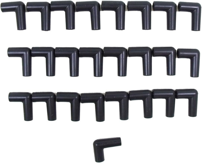 Spark Plug Boots (25pk) 90-Degree Black - 46201