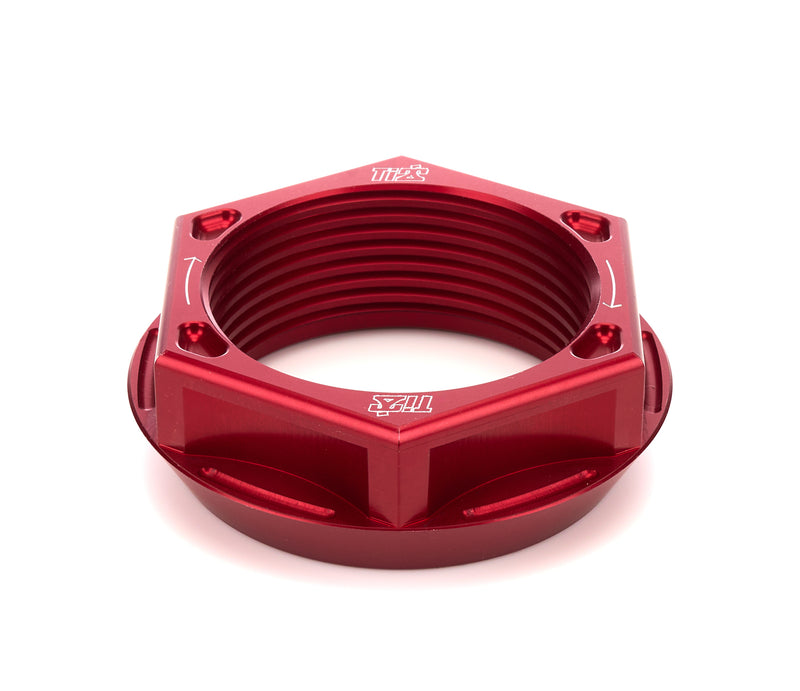 Axle Nut RH Lightweight Aluminum Red