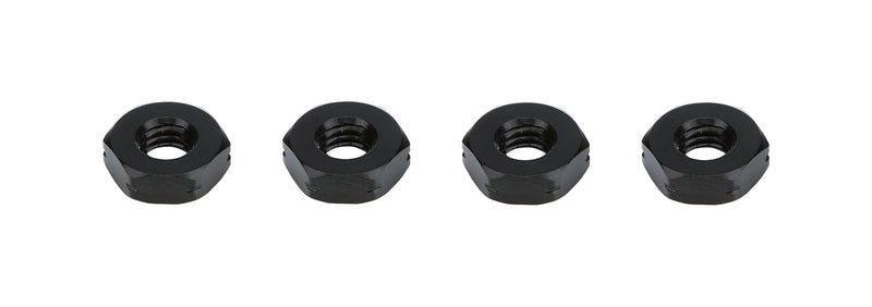 Jam Nuts LH 10-32 Black Aluminum 4 Pack