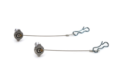 Top Wing Pin Titanium .875in x .25in Pair