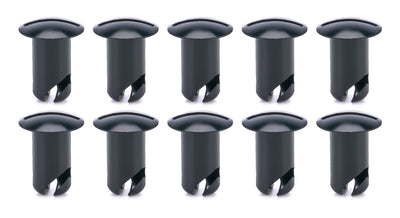 Oval Head Buttons .600 Long Black 10 Pack