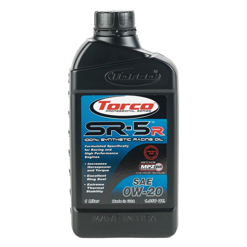 SR-5R Synthetic Racing Oil 0w20 1-Liter Bottle