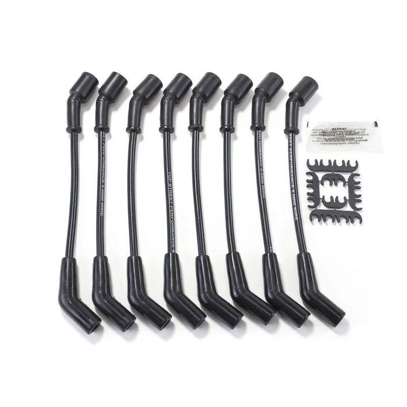 8.5mm Black Wire Set 135 Degree Boots