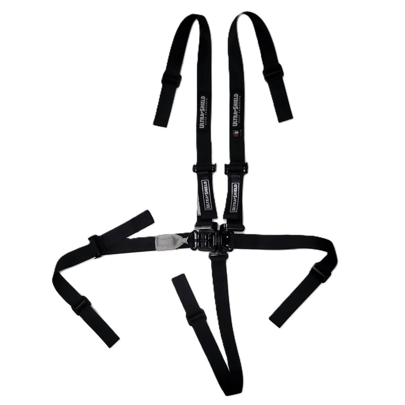 Harness 5PT JR QM 2IN LL Pull Up Adjust Black