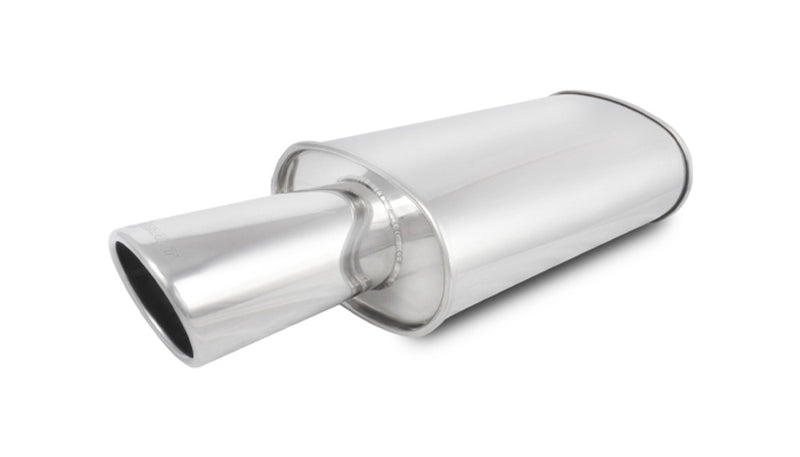 MUFFLER OVAL SS POLISHED 3IN