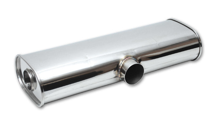 Muffler Stainless Oval Polished - 10633