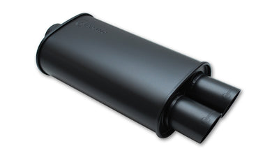 MUFFLER SS BLK 3IN OVAL