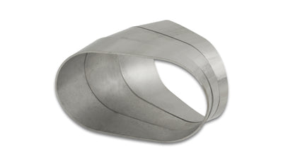 45 Degree Horizontal Plane Oval Pie Cuts
