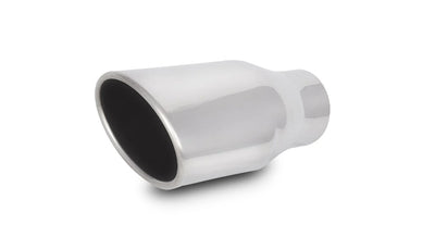 4.5in x 3in Oval Stainle ss Steel Tip Single Wall - 1406