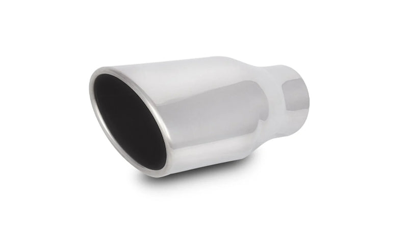 4.5in x 3in Oval Stainle ss Steel Tip Single Wall - 1406
