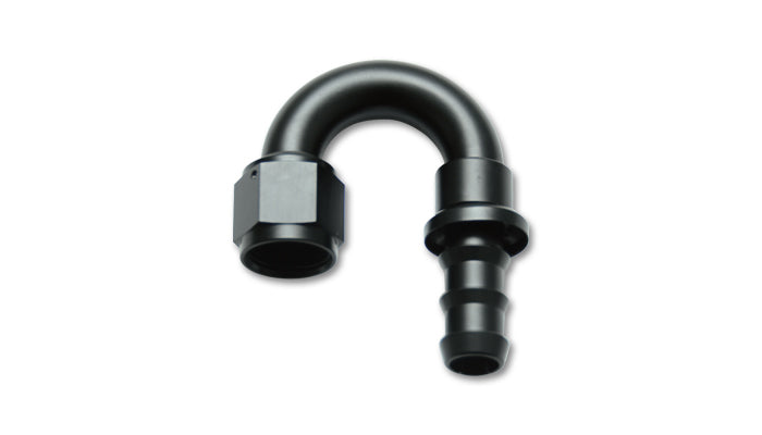 -8AN Push-On 180 Degree Hose End Fitting - 22808